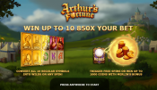 'Arthurs Fortune' by 'Yggdrasil Gaming'. Click the image to enlarge.
