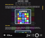 'Cubes' by 'Hacksaw Gaming'. Click the image to enlarge.