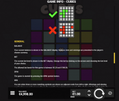 'Cubes' by 'Hacksaw Gaming'. Click the image to enlarge.