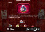 'Haunted Circus' by 'Hacksaw Gaming'. Click the image to enlarge.