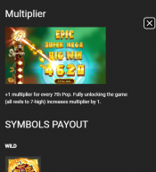 'WildPops' by 'Yggdrasil Gaming'. Click the image to enlarge.