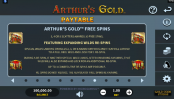 'Arthurs Gold' by 'Microgaming'. Click the image to enlarge.