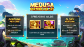 'Medusa: Fortune and Glory' by 'Yggdrasil Gaming'. Click the image to enlarge.