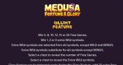 'Medusa: Fortune and Glory' by 'Yggdrasil Gaming'. Click the image to enlarge.