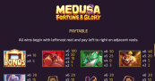 'Medusa: Fortune and Glory' by 'Yggdrasil Gaming'. Click the image to enlarge.