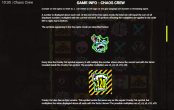 'Chaos Crew' by 'Hacksaw Gaming'. Click the image to enlarge.