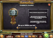 'HammerFall' by 'Play'n GO'. Click the image to enlarge.