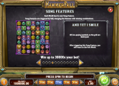 'HammerFall' by 'Play'n GO'. Click the image to enlarge.
