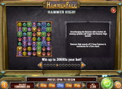 'HammerFall' by 'Play'n GO'. Click the image to enlarge.