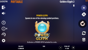 'Golden Glyph 2' by 'Quickspin'. Click the image to enlarge.