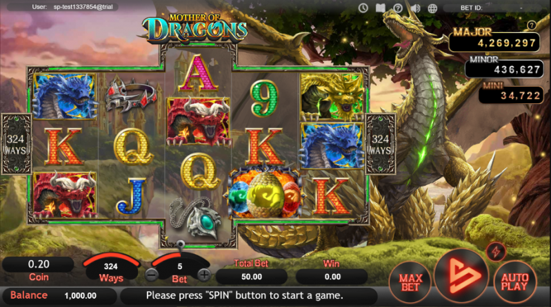Mother of Dragons Slot Review ▷ Win Up to 500 Coins per Spin