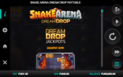 'Snake Arena Dream Drop' by 'Relax Gaming'. Click the image to enlarge.