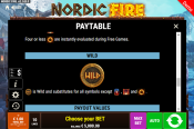 'Nordic Fire' by 'Gamomat'. Click the image to enlarge.