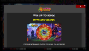 '3 Lucky Witches' by 'Yggdrasil Gaming'. Click the image to enlarge.