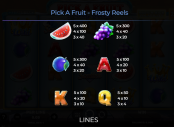 'Pick A Fruit Frosty Reels' by 'Spinomenal'. Click the image to enlarge.