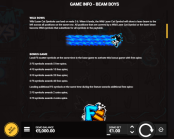 'Beam Boys' by 'Hacksaw Gaming'. Click the image to enlarge.