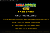 'Mega Moolah 4Tune Reels' by 'Games Global'. Click the image to enlarge.