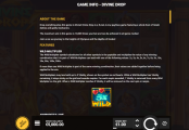 'Divine Drop' by 'Hacksaw Gaming'. Click the image to enlarge.