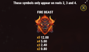'Beasts of Fire Maximum' by 'Play'n GO'. Click the image to enlarge.