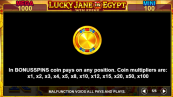 'Lucky Jane In Egypt Win Spins' by '1spin4win'. Click the image to enlarge.