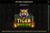 'Tiger Shrine' by 'Relax Gaming'. Click the image to enlarge.