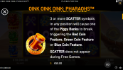 'Oink Oink Oink: Pharaohs' by 'Playtech'. Click the image to enlarge.