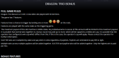 'Dragon Trio Bonus' by 'G Games'. Click the image to enlarge.
