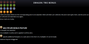 'Dragon Trio Bonus' by 'G Games'. Click the image to enlarge.