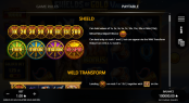 'Shields of Gold Valkyrie Hold and Win' by 'Booming Games'. Click the image to enlarge.
