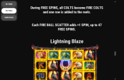 'Colt Lightning Inferno' by 'Play'n GO'. Click the image to enlarge.